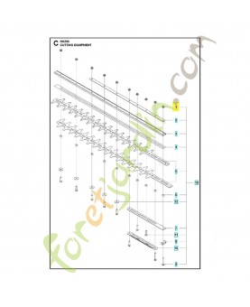 Ecrou 592751301. Pièce détachée Husqvarna