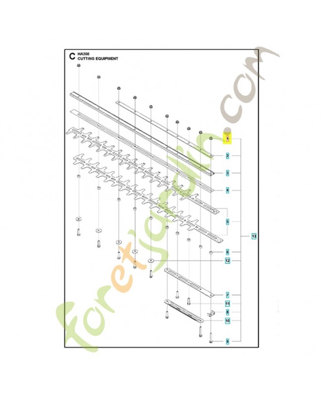 Ecrou 592751301. Pièce détachée Husqvarna