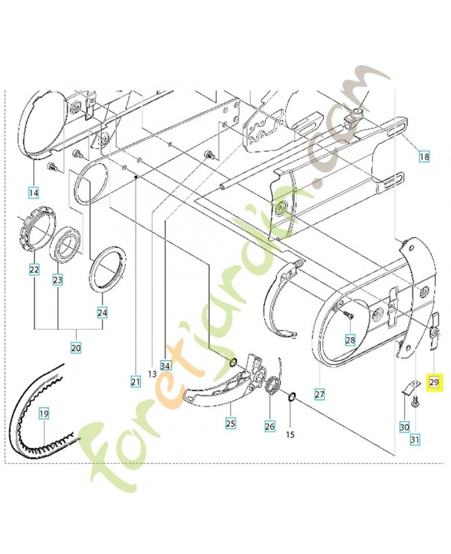 Limiteur 506405602Pièce détachée Husqvarna