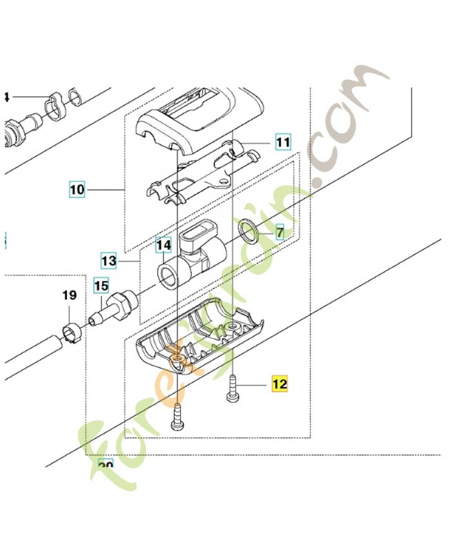 Vis 504909410 - Pièce de détachée Husqvarna