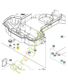 vis 14mm référence 575543314 piece husqvarna