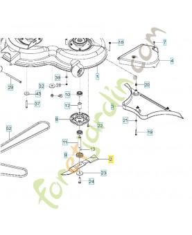 lame 535429410. Pièce de rechange Husqvarna