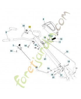 cable 583534301. Pièce de rechange Husqvarna
