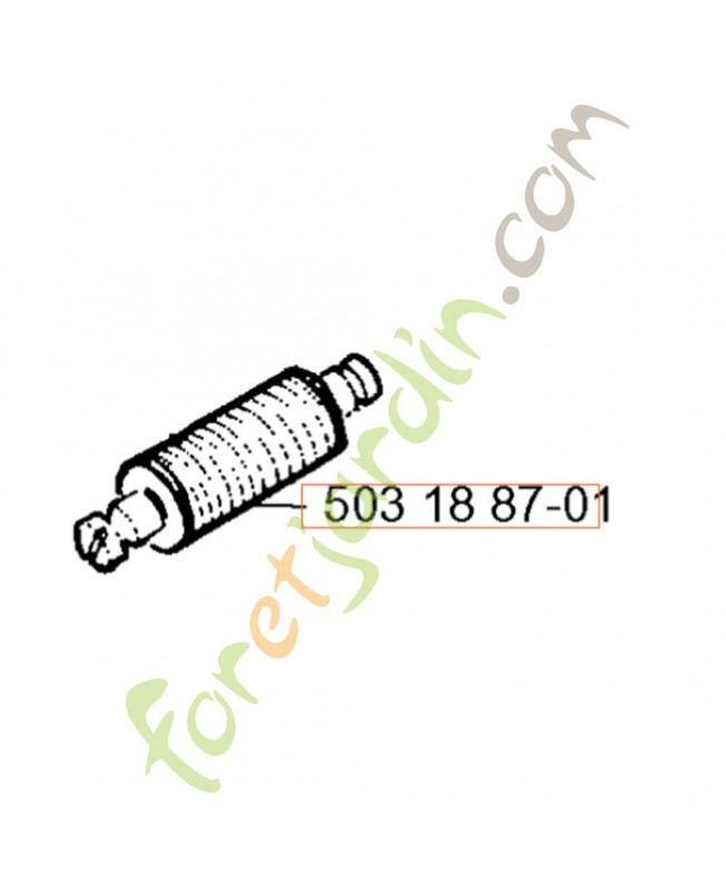 Amortisseur 503188701. Pièce de rechange Husqvarna Amortisseur 503188701. Pièce de rechange Husqvarna