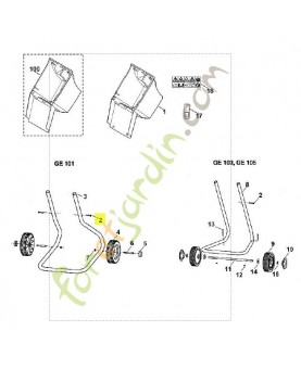 Vis 9104-003-4297. Pièce de rechange Sithl / Vicking