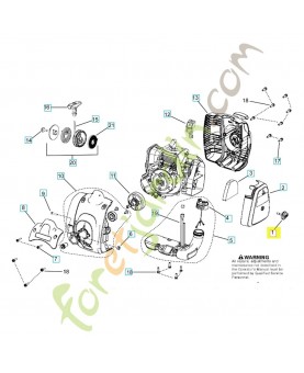 Bouton 537213202. Pièce de rechange Husqvarna