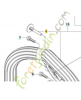 Vis husqvarna ref. 503204701