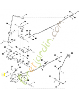 Attache rapide 9417-021-7570. Pièce de rechange Sithl / Vicking