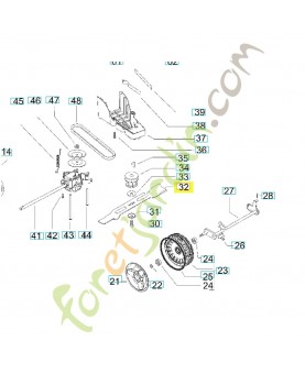 lame 49cm 581188910. Pièce de rechange Husqvarna