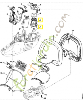 Moteur electrique hsa 86/66 référence 4851-600-0206