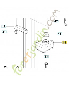 Réservoir 506989001. Pièce de rechange Husqvarna