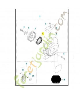 Ressort de rappel 503859901. Pièce de rechange Husqvarna