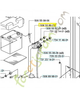 Relai. Pièce de rechange Husqvarna référence 506558601