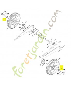 Roulement a billes 6204-2rs