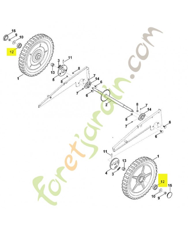 Roulement a billes 6204-2rs