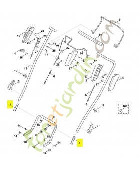 Douille 6383-703-3800. Pièce de rechange Sithl / Vicking
