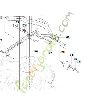 Rondelle 535464101. Pièce de rechange Husqvarna