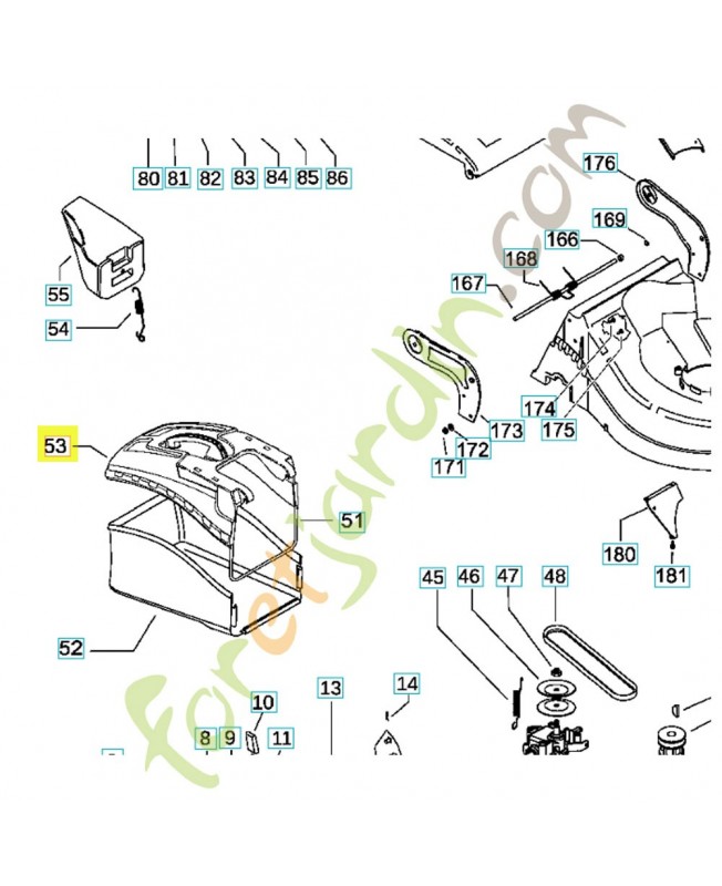 sac 577876703. Pièce de rechange Husqvarna