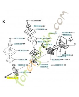 Vis 503217550. Pièce de rechange Husqvarna