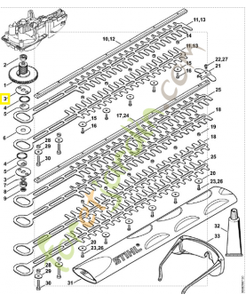 Plateau d'entrainement 4818-642-3901. Pièce de rechange Sithl / Vicking