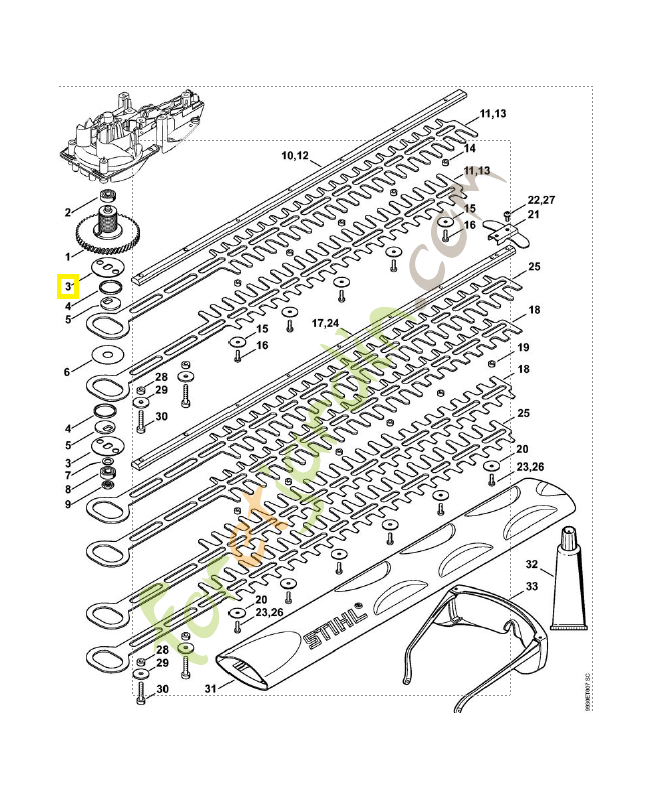 Plateau d'entrainement 4818-642-3901. Pièce de rechange Sithl / Vicking