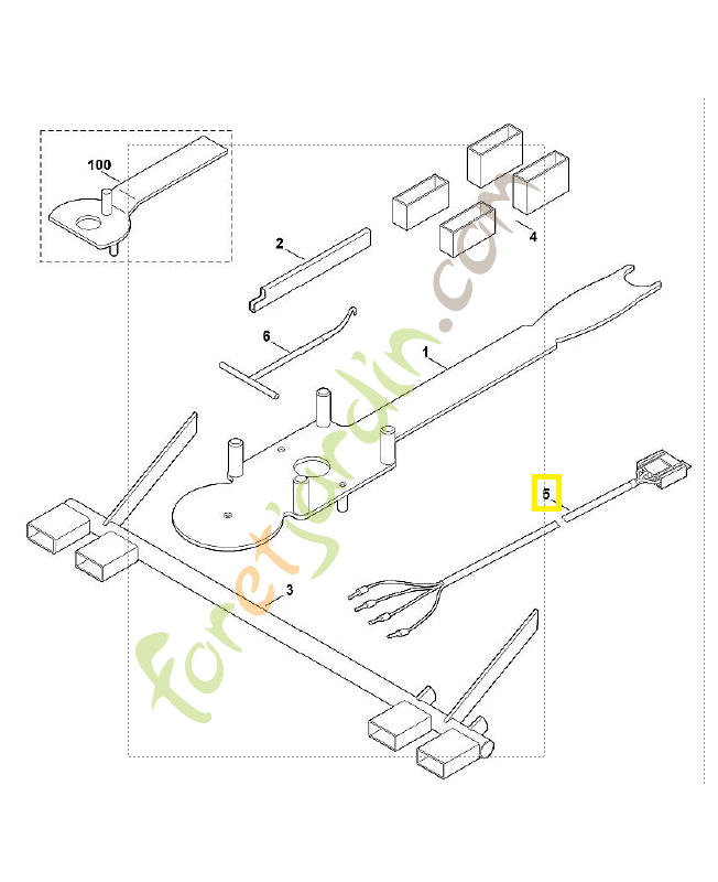Câble de Câble 6170-855-1100. Pièce détachée Stihl / Vicking Câble de Câble 6170-855-1100. Pièce détachée Stihl / Vicking