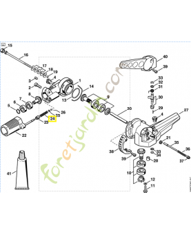 Ressort 4230-641-3110. Pièce de rechange Sithl / Vicking
