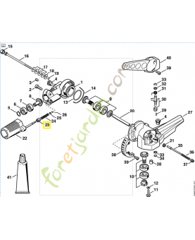Douille filetée 4230-642-9010. Pièce de rechange Sithl / Vicking