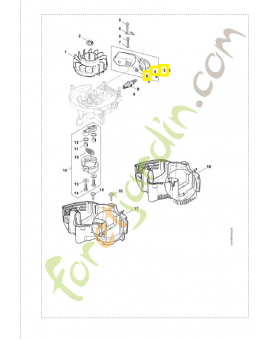 Module d'allumage 4237-400-1307. Pièce détachée Stihl / Vicking