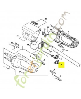 Interrupteur 4852-430-0500. Pièce de rechange Sithl