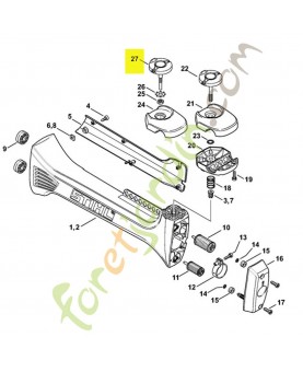 Vis a garrot 4147-790-7501 stihl