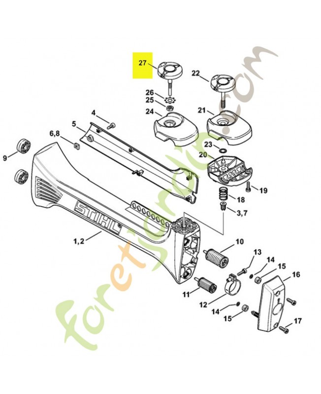 Vis a garrot 4147-790-7501 stihl