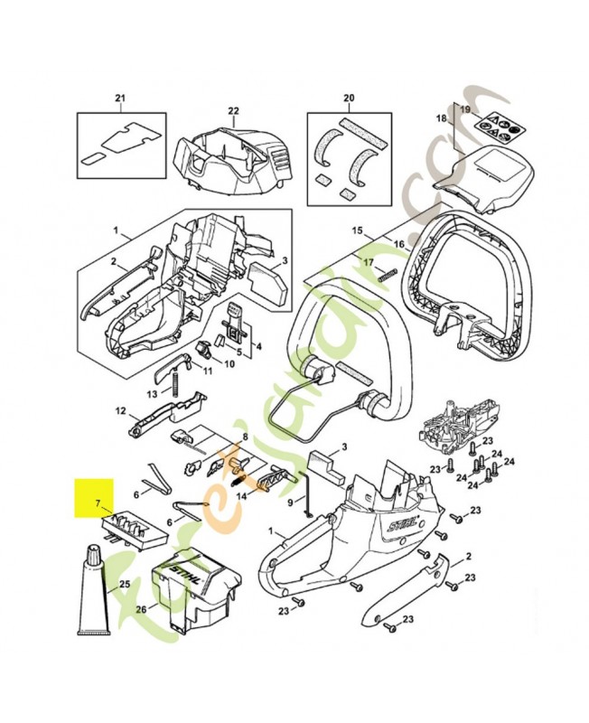 Module électronique Module électronique 4521-430-1401. Pièce détachée Stihl 