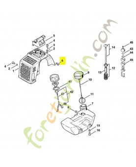 Vis cylindrique isp 5x14 9074-478-4125. Pièce de rechange Sithl / Vicking