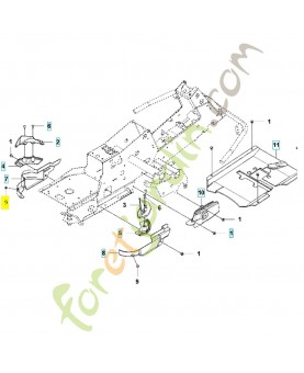 Vis 522557301. Pièce de rechange Husqvarna
