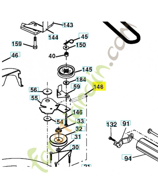 Ressort de rappel référence 532169022