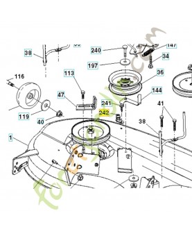 Connexion de tuyau husqvarna ref. 532415598
