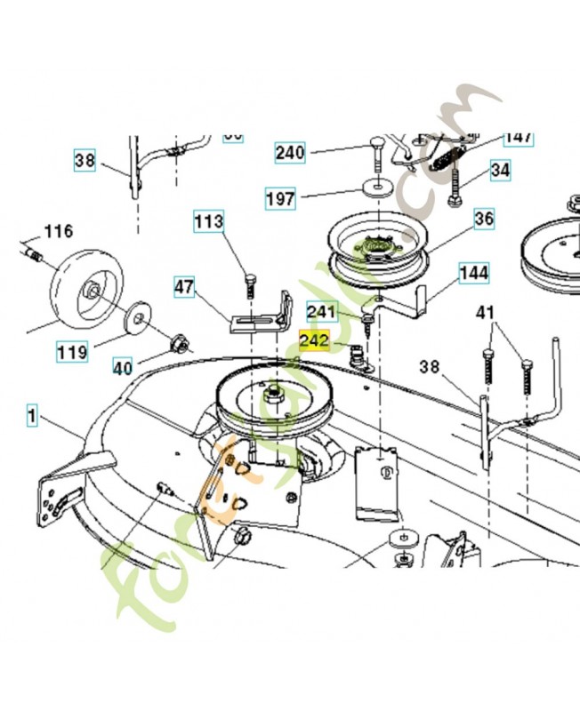 Connexion de tuyau husqvarna ref. 532415598