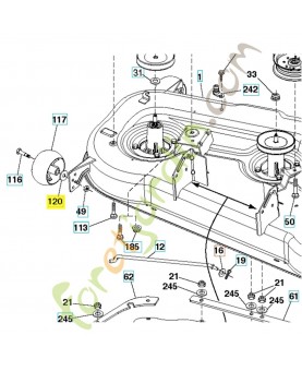 rondelle 596134901 3/8 x 7/8. Pièce détachée Husqvarna