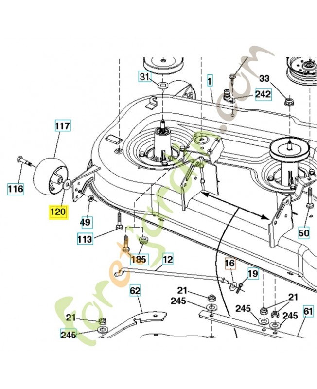 rondelle 596134901 3/8 x 7/8. Pièce détachée Husqvarna