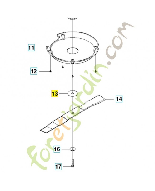 Rondelle 503259401. Pièce de rechange Husqvarna