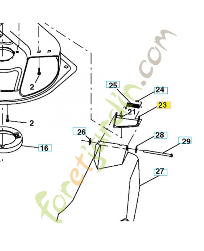 Support deflecteur référence 532136631