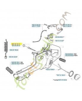 purge du réservoir 501873101. Pièce de rechange Husqvarna 