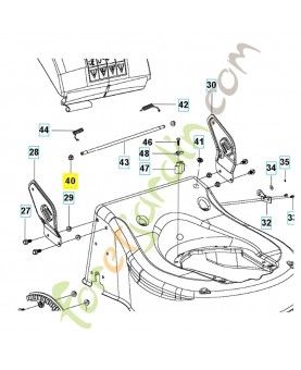 écrou 587913401. Pièce de rechange Husqvarna