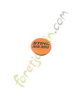 Plaque matricule ms 390 1127-967-1502. Pièce de rechange Sithl / Vicking