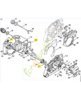 Jeu de joints 1125-007-1050. Pièce de rechange Sithl / Vicking