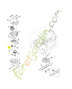 Poulie crantee 6320-760-7500. Pièce de rechange Sithl 