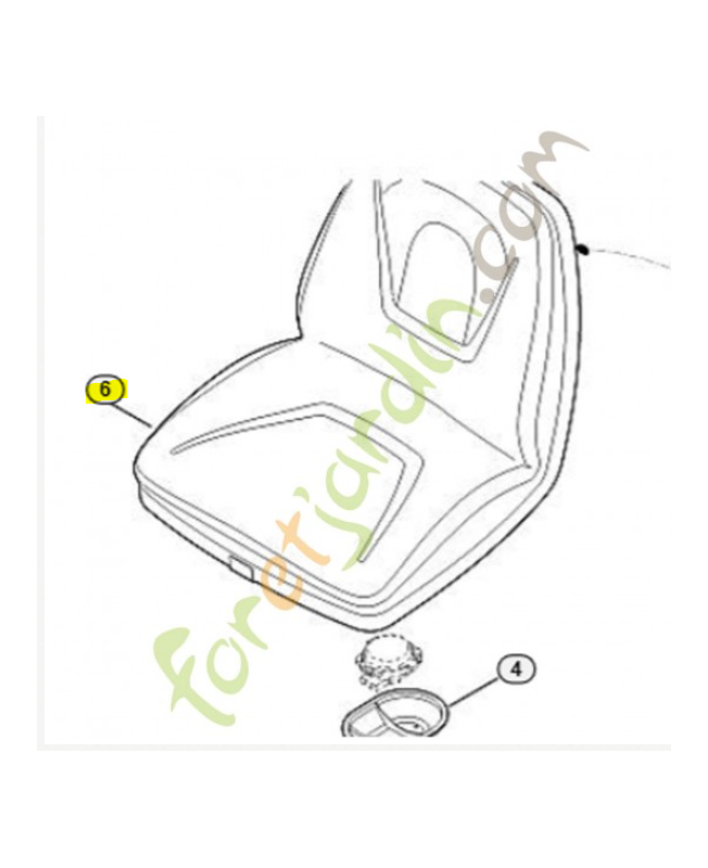 Siege tracteur viking