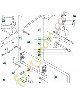 Tube 506810802. Pièce de rechange Husqvarna
