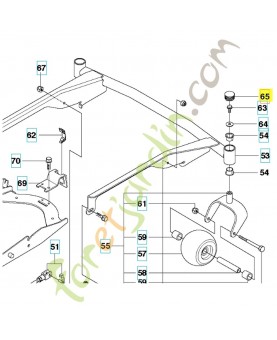 Bouchon 574034801. Pièce de rechange Husqvarna 